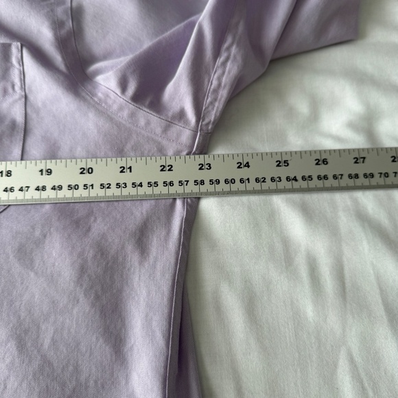 Lauren Ralph Lauren Men's 16.5 Casual Dress Shirt Button Up Lilac 34/35 Slim Fit - Picture 8 of 12